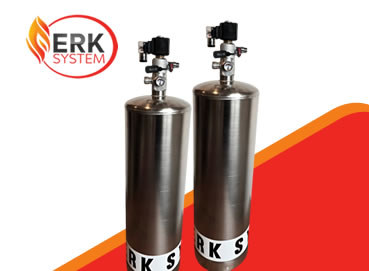 Cilindro Saponificante  em Aço Inox com Válvula Pneumática